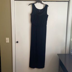 Women’s black maxi dress